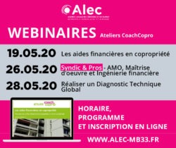 webinaires mai 2020 copropriété