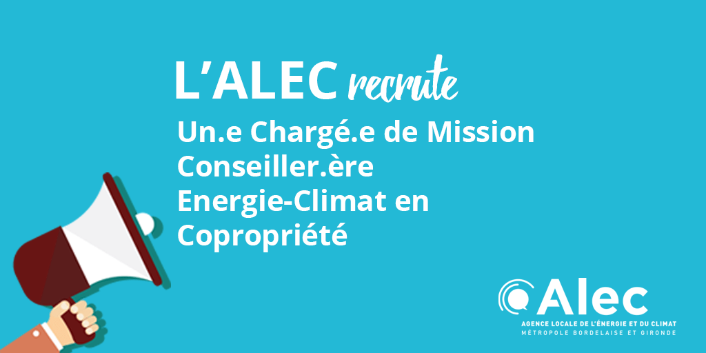 Recrutement : l'ALEC recherche un.e chargé.e de mission énergie-climat en copropriété
