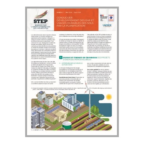 club step publication énergies renouvelables planification