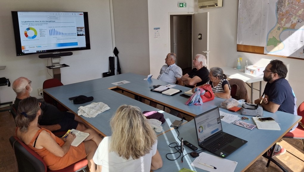 Intervention géothermie la Cali