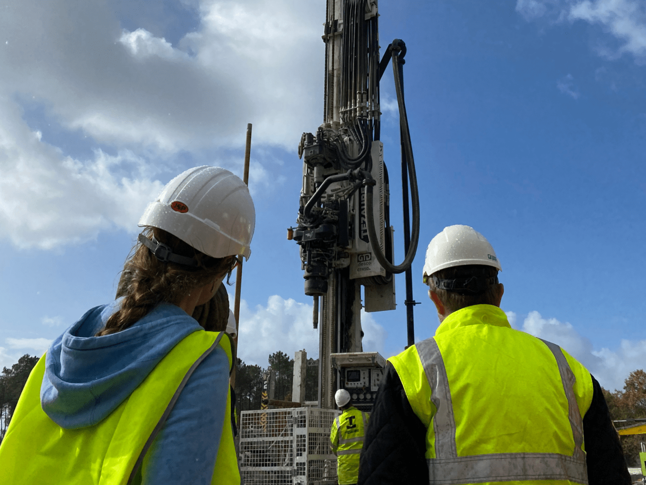 Chantier géothermie Marcheprime